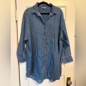 American Eagle denim shirt dress